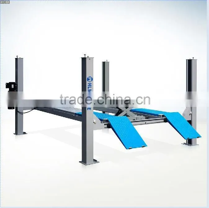 Four Post Car Lift car alignment lift Manual Cylinder Hydraulic Lift
