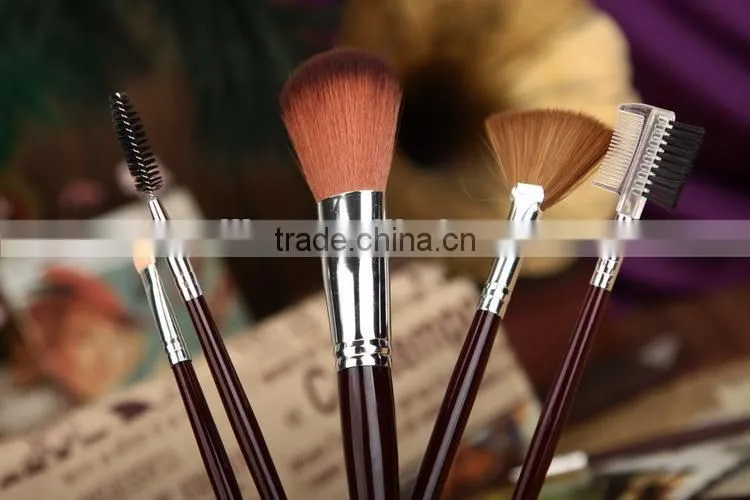 EALIKE brown makeup brush,makeup brush set for cheap