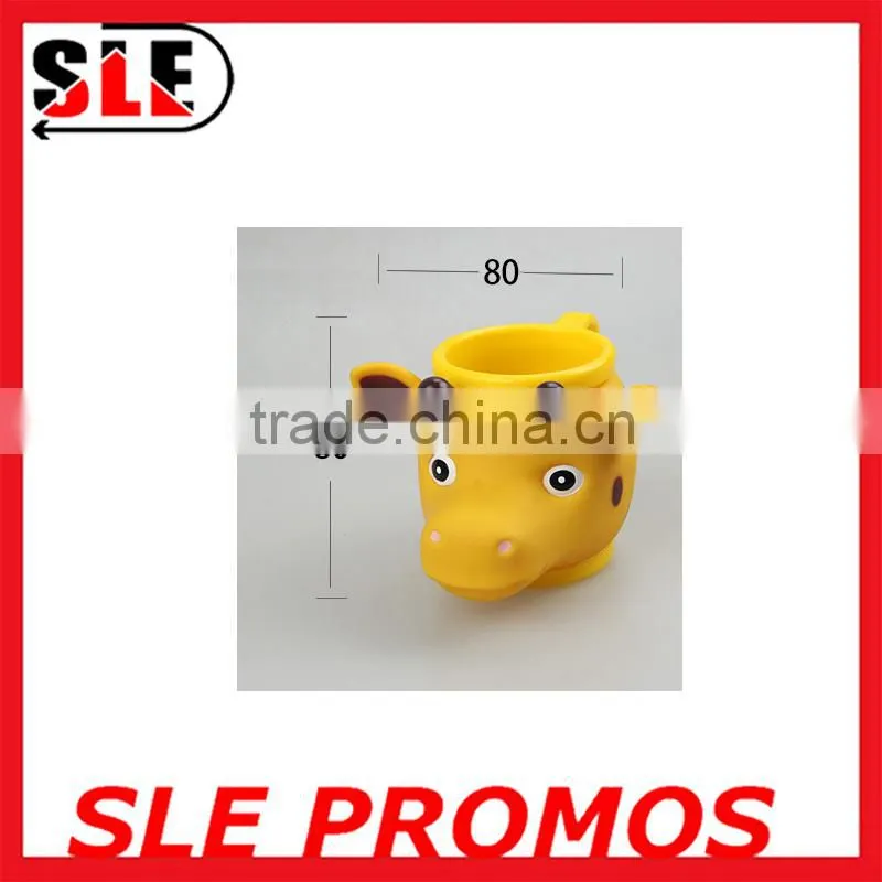 New Custom Custom Animal Shaped Eco-friendly Plastic Mug,Wholesale High Quality Promotional Gift Unique 3D Mug Cup Manufacture