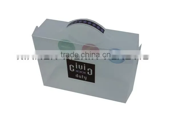 retail clear box custom logo pp shoe box