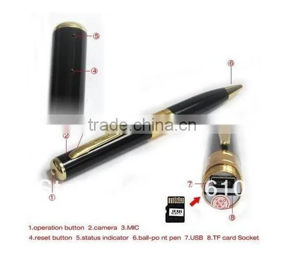 New arrival Pen Camera 1280*960 PEN Video Recorder pen DVR Camcorder