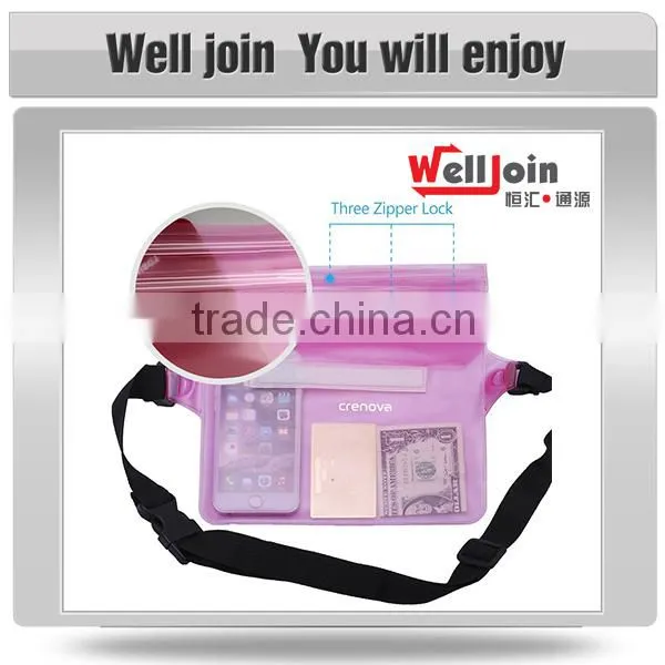 Cellphone Touch screen waterproof sport waist bag