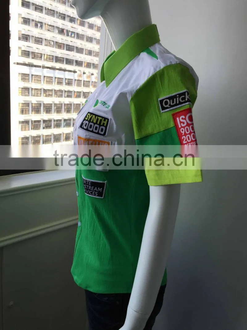 Custom sublimated race shirt team player polo shirts digital printing wholesale plus size
