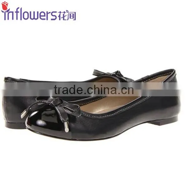 Wholesale OEM ODM genuine leather flat shoes middle-aged women shoes flat shoes