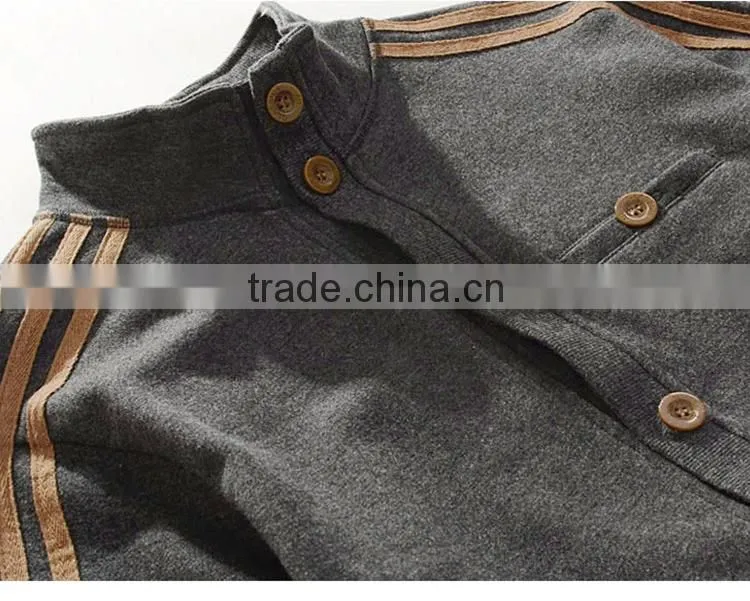 2015 Collar autumn and winter cotton Slim sweatshirt for black hoodie wholesale