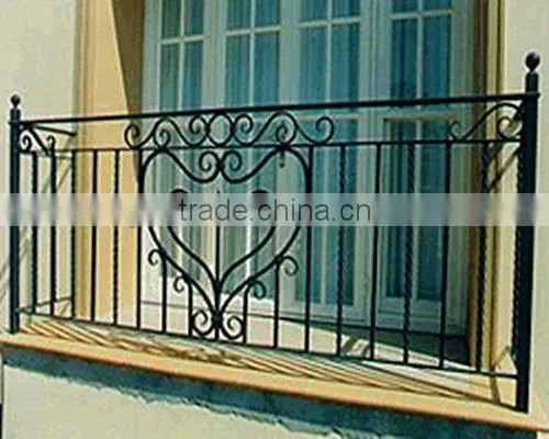 2015 Top-selling rod iron balcony ornamental fence