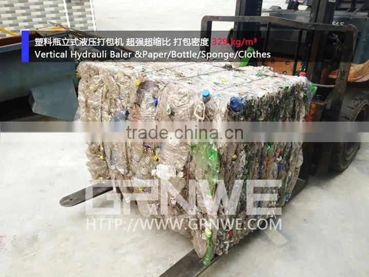 Plastic Scrap Baler/pet Bottle Baling Machine