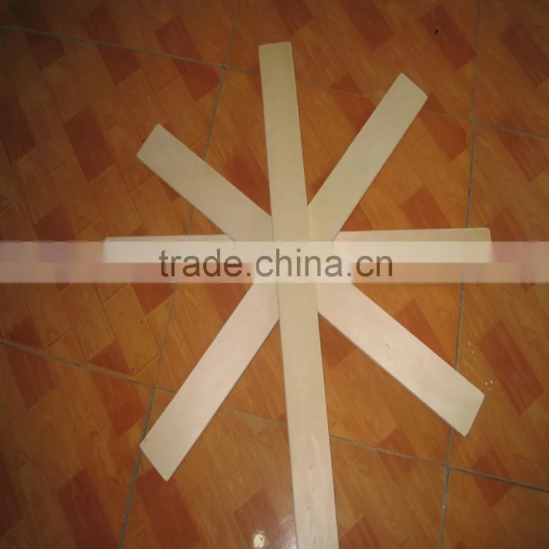 2015 high quality poplar birch flat curve bed slat