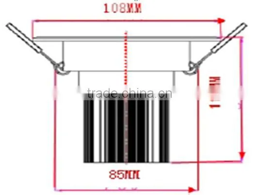 Factory direct provide rotatable led down light
