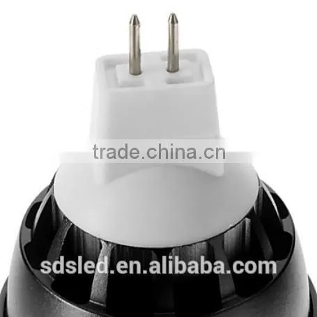 LED spotlightLED 3W 240Lm spot light Cool White Black DC12-18V COB LED spotlight MR16