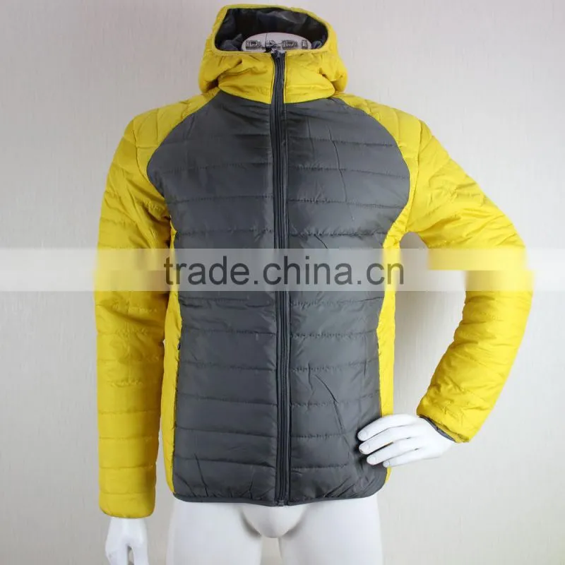 Men High Quiality Nylon Quilted Jacket Down Jacket In Stock