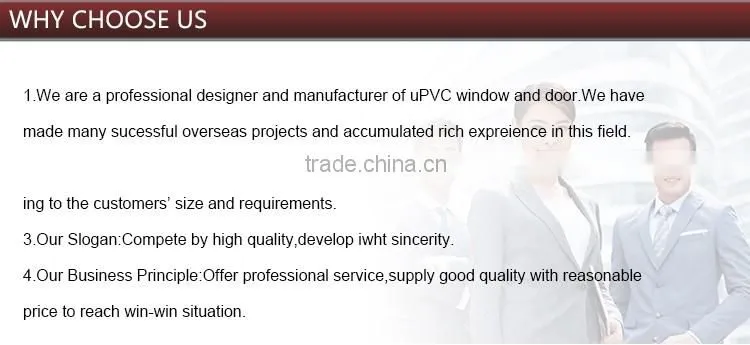 popular PVC casement windows designs for house