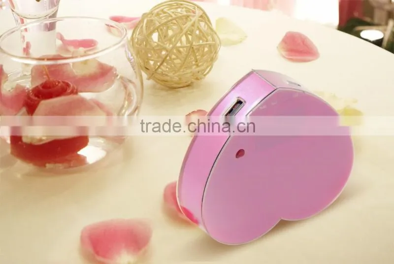 Romantic and lovely wedding charger plates handy power charger for mobile phone 4000mah 4400mah