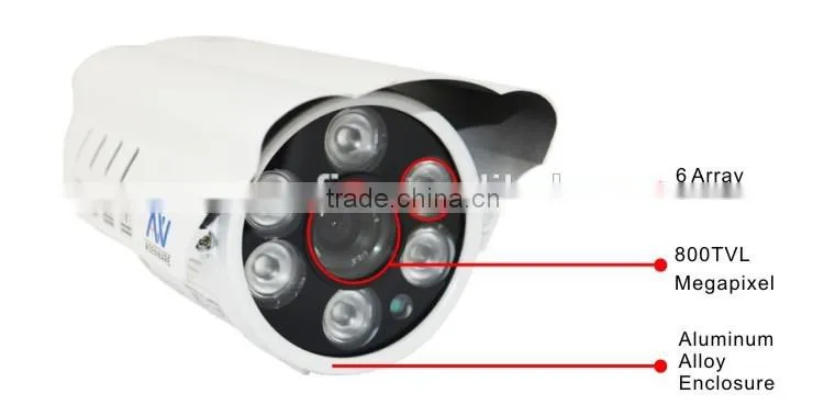 CCTV camera analogue PAL/NTSC , IR 50m analog cam