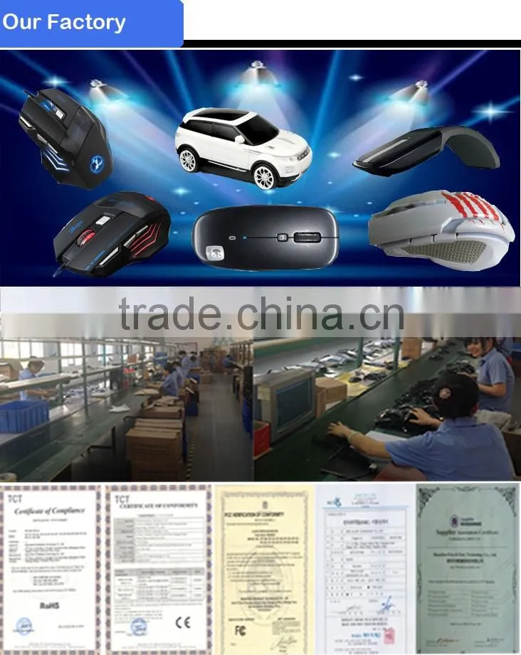 Custom Printed usb wireless car mouse testing