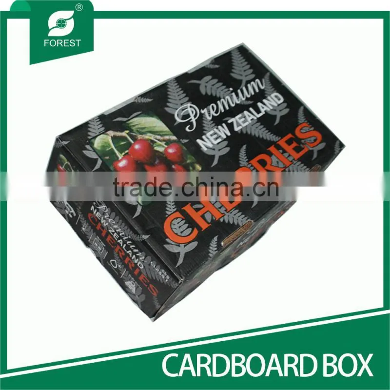 ONE TOP & ONE BOTTOM CORRUGATED CARDBOARD BOX PACKING SWEET FRUITS