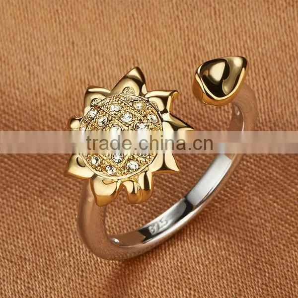 Flower fashion rings 2014,chinese new product ring