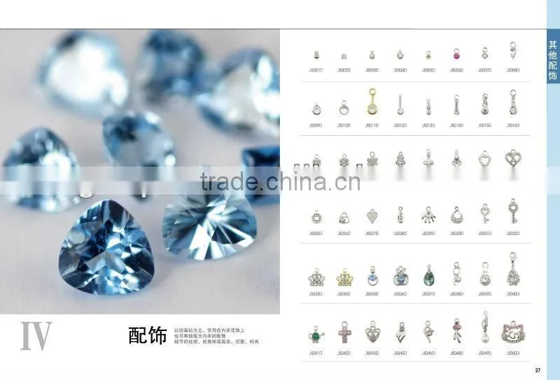 Wholesale happy new year for rhinestone/bra accessories