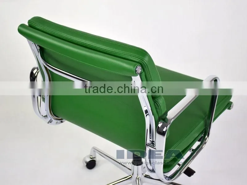 Replica EA217 Charles soft pad desk chair- Green Color Genuine Leather