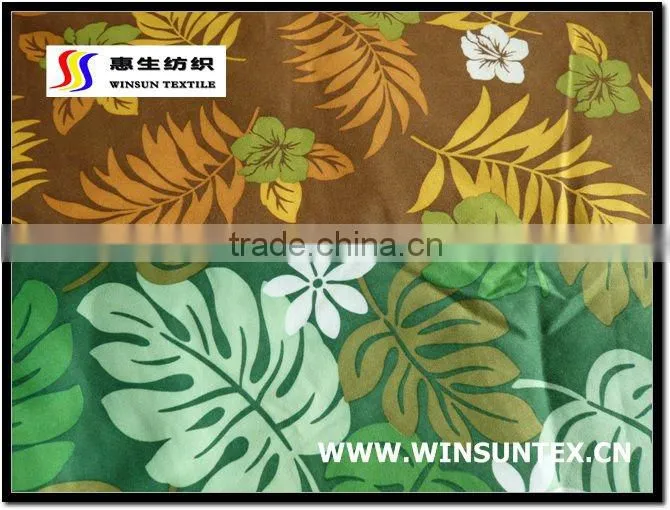 microfiber printed fabric for bathrobe