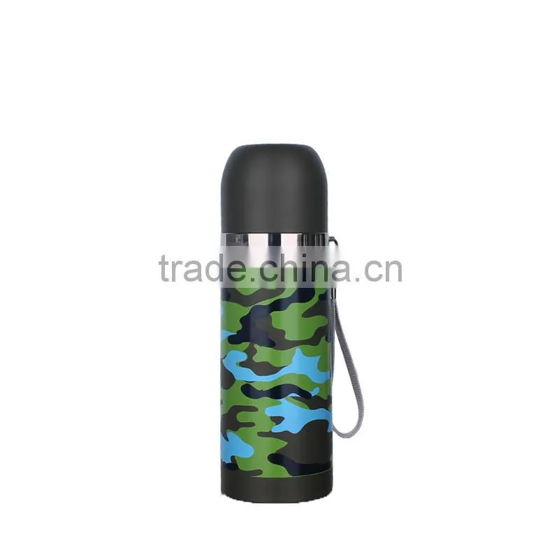 Colorful bullet shape stainless steel water vacuum flask thermos mug 350ML/500ML