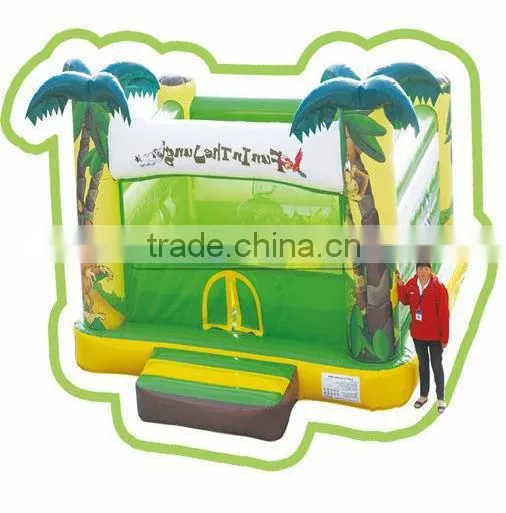 Cheer Amusement indoor jungle theme european inflatable trampoline