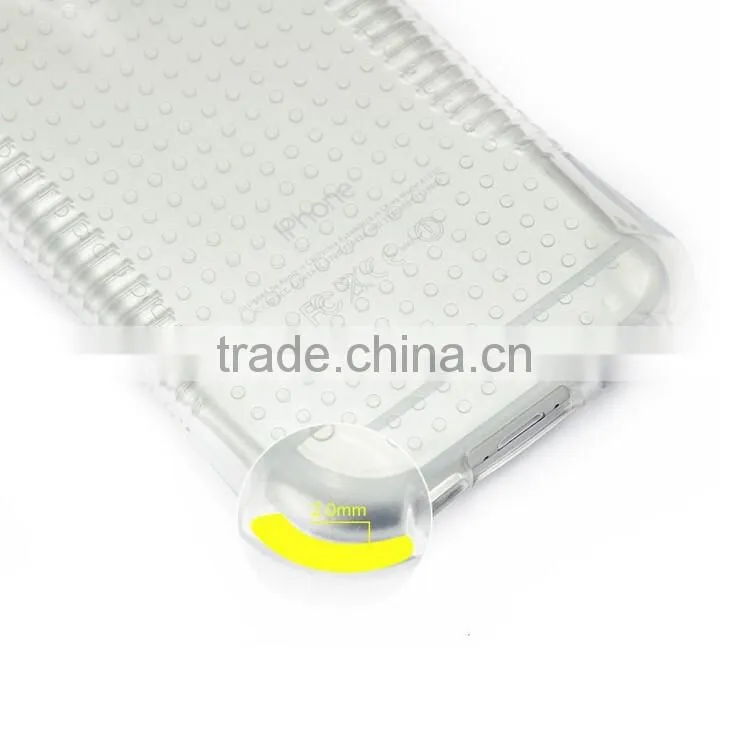 clear transparent shockproof tpu cover case for iphone 6/6 plus, armour case for iphone6