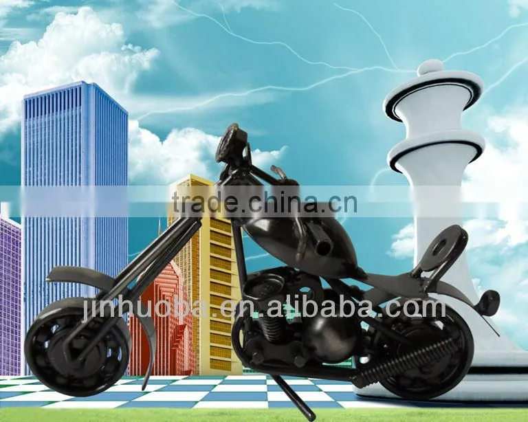 2014 Fashion Custom Metal moto model statue for sale