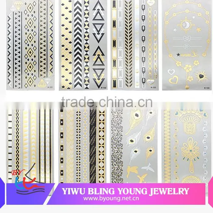 Eco-friendly high quality metallic star foil sticker