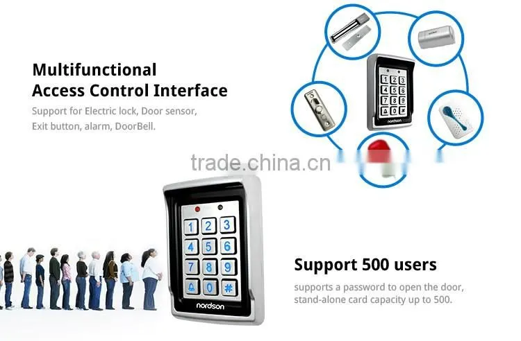 Nordson NT-106 Waterproof Metal Security Access Control for Single Door Entrance