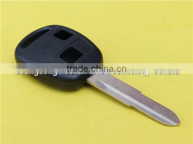 Promotion! 2 buttons key blanks wholesale car key cover for Toyota