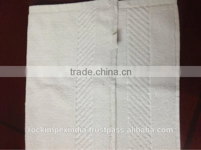 WHITE HOTEL COTTON TERRY CLOTH BATH TOWELS