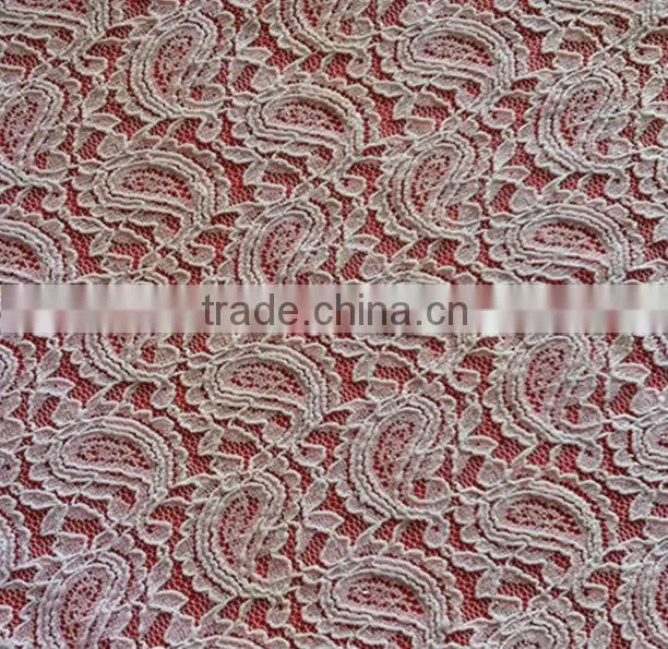 Bright nylon lace fabric in rolls 688#