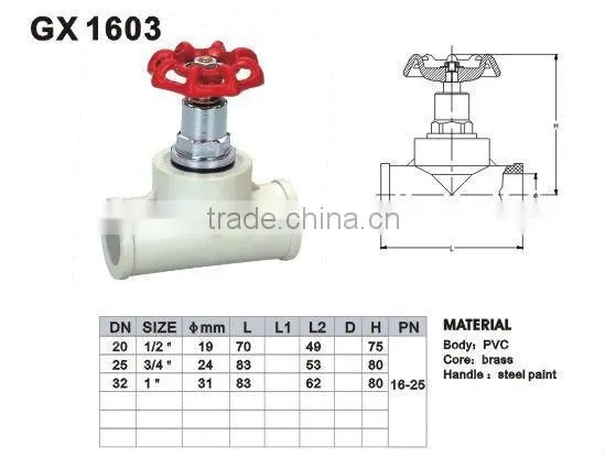 Plastic Stop Valve