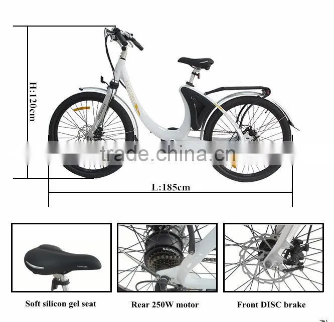 China manufacturer EN15194 high end easy ride chinese 26 inch electric bicycle