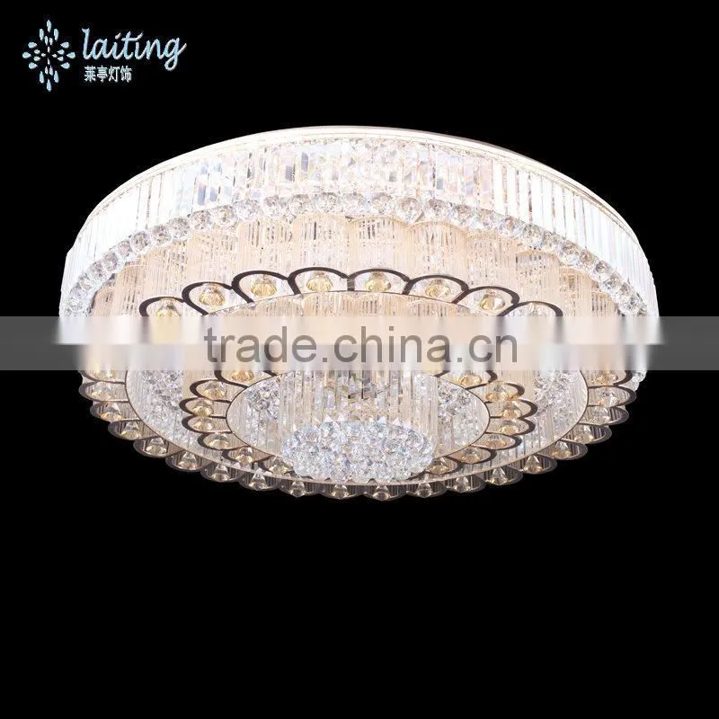 Exquisite Flower Design Gold Ceiling Chandelier