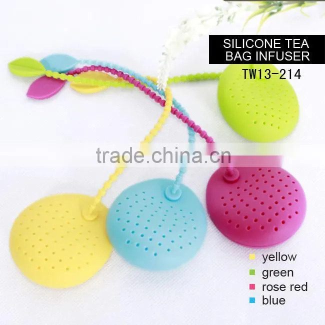 FDA stardand silicone tea bag strainer