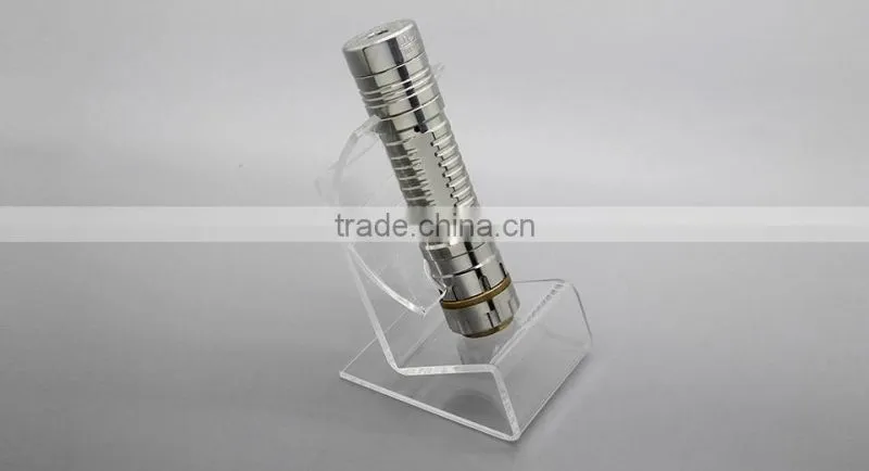 innovative single clear acrylic flashlight holder,acrylic torch holder,acrylic torch display manufacturer