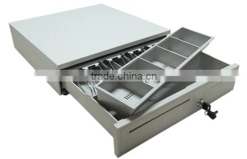 IPCD02 White Pos Cash Drawer Money Box For Retil Shop