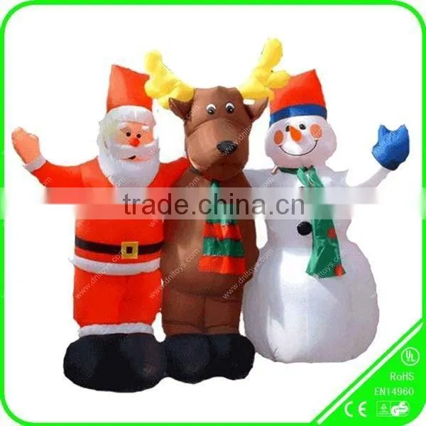 Hot Sale Christmas Decoration with inflatable penguin toy