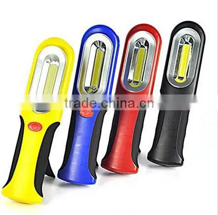 A-OK Wholesale ABS Plastic Work Light LED Torch Flashlight with Magnet and Hook