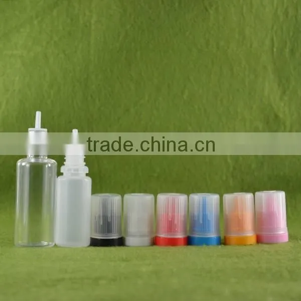 pure nicotine 10ml pe bottle with childproof and tamperproof cap