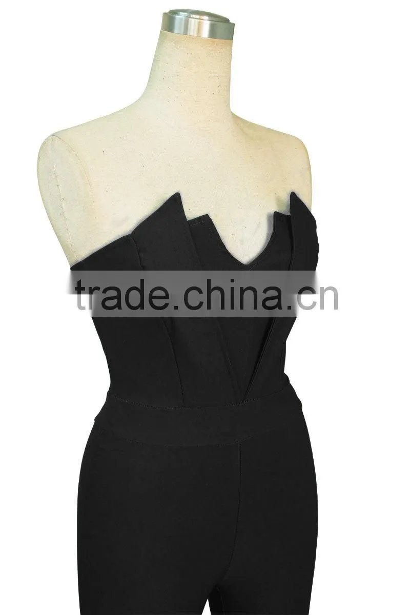 New Office Ladies Clubwear V Neck Playsuit Bodycon Party Women Jumpsuits Rompers