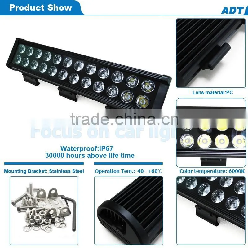 20inch 120W Led Work light Flood Spot bar Truck Jeep Atv Offroad Driving Lamp
