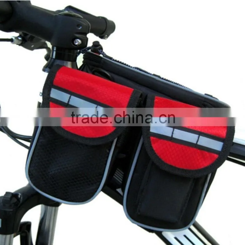 Popular Selling Polyester Rainproof Red Travel Bicycle Tube Bag