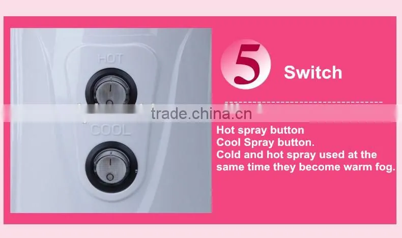 Beauty salon electric vapor ozone facial steamer