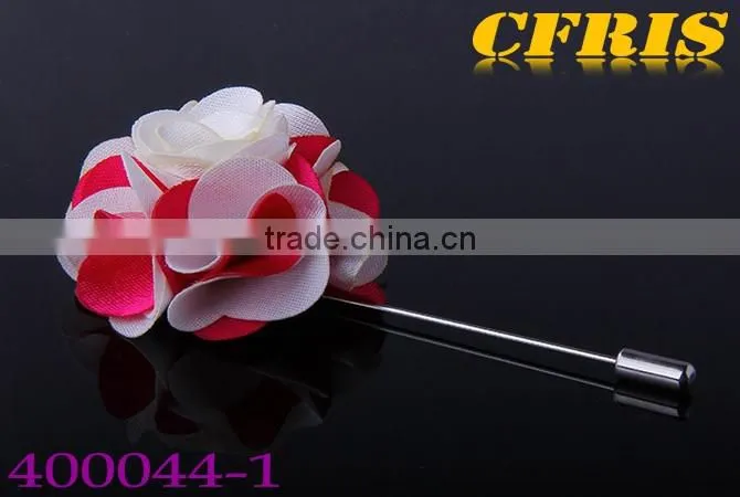 Farbic Cloth Lapel Pin,Multi-Color Flower Lapel Pin