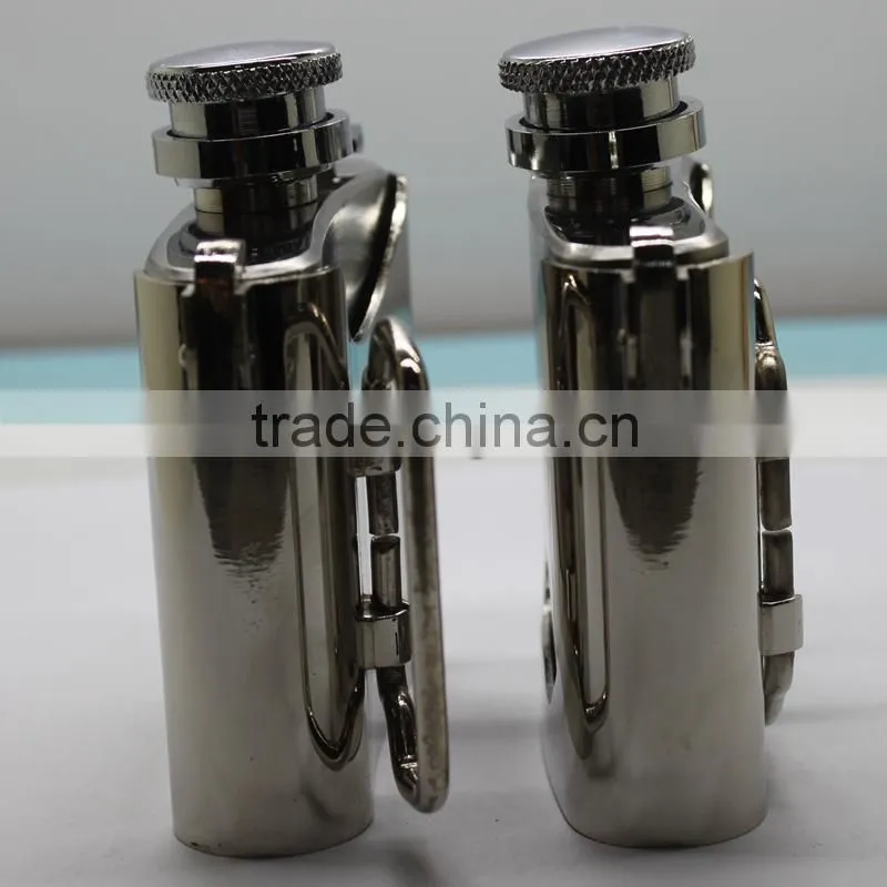 500ml laser welding copper black alcohol 6oz disposable hip flask with cigarette case