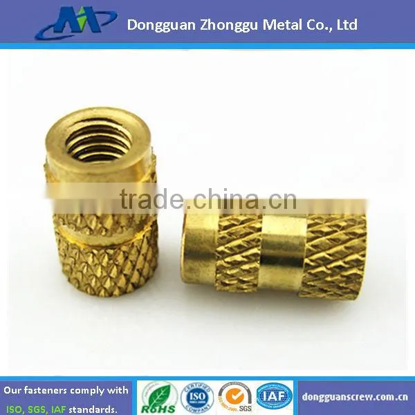OEM Professional manufacture knurled brass nut