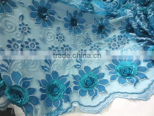 2014wholesale fashion african french lace fabric/african dry lace/african french net lace